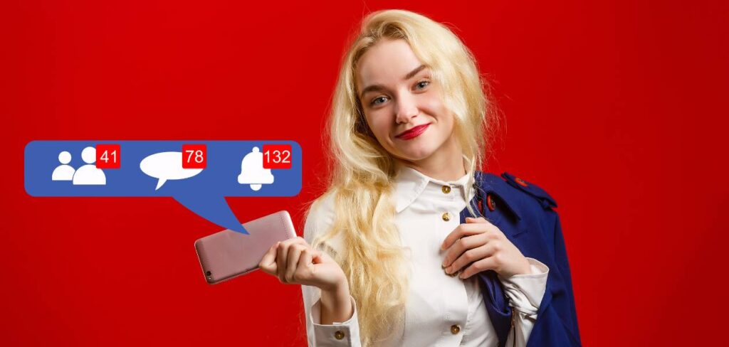 Ikonki powiadomień z aplikacji Facebook